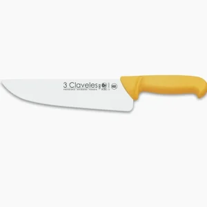 Cuchillo 3 Claveles 01302 Carnicero 24cm AMARILLO BUENO HERMANO SA.