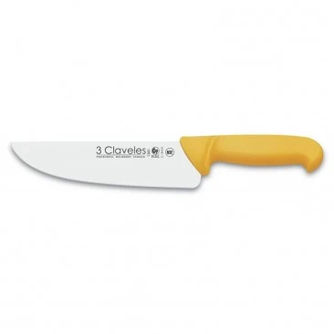Cuchillo 3 Claveles 01303 Carnicero 27 cm AMARILLO BUENO HERMANO SA.
