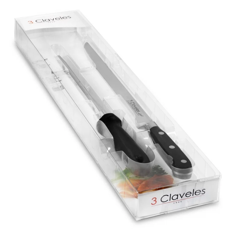 Pack 3 Claveles 01700 Cuchillo Jam+Chaira+CD BUENO HERMANO SA.