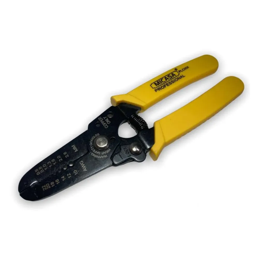 Alicate Pelacables con Mango de Goma de 6" Casa Nueva