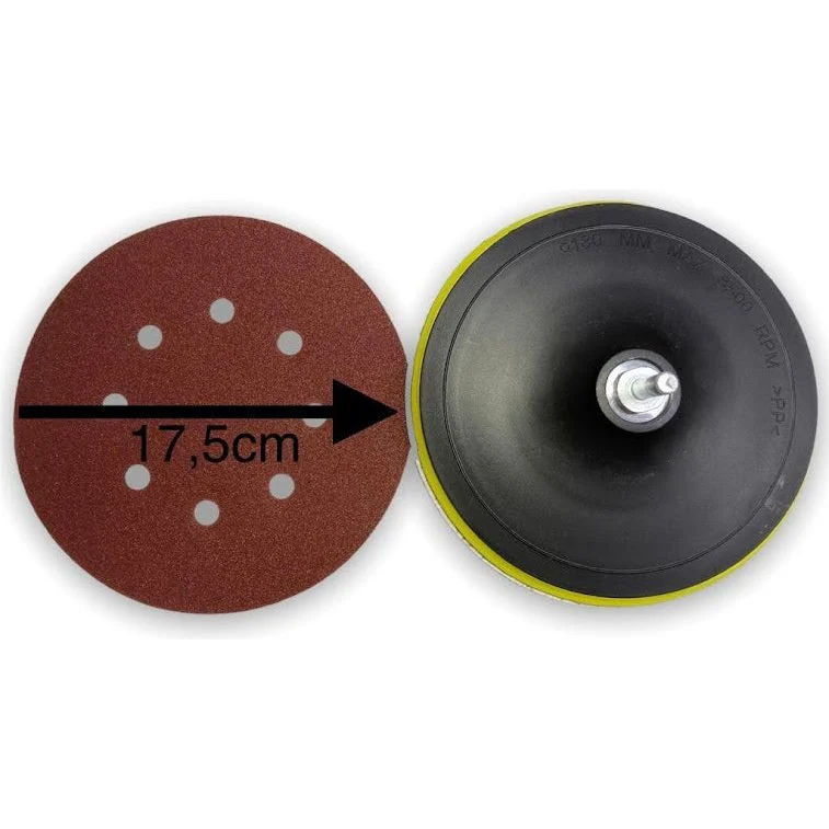 Disco Pulir 180mm con 5 Lijas MICASA Casa Nueva