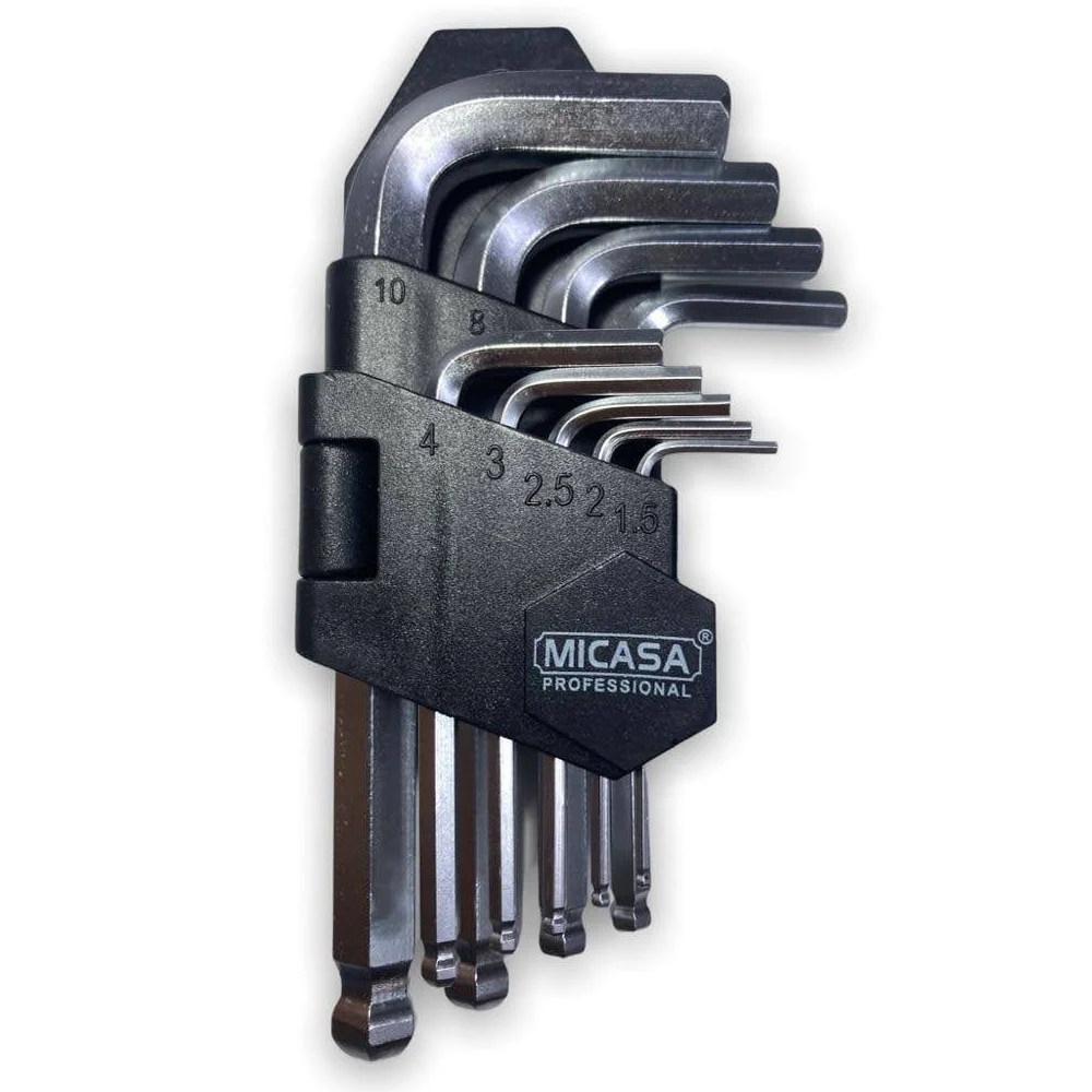 Llave Allen Bola x9 Piezas MICASA Casa Nueva