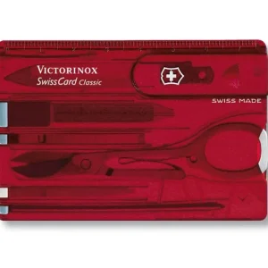 Tarjeta Victorinox V.07100.T ROJA. 10 usos. COMERCIAL MUELA SA