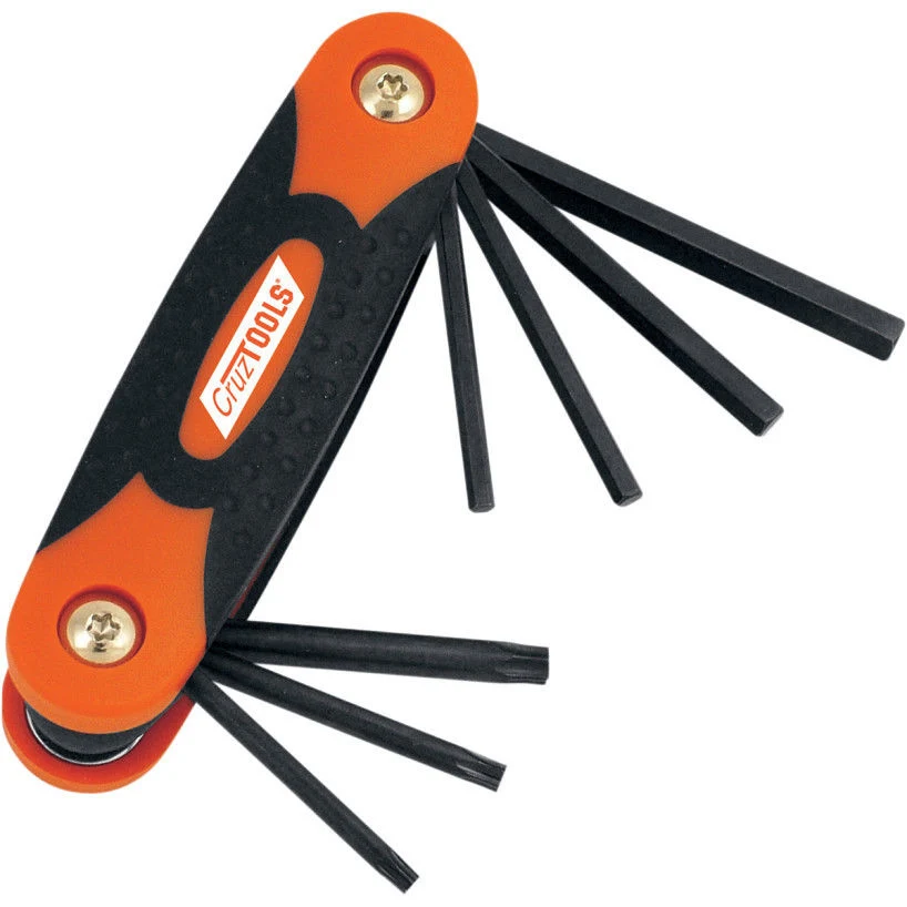 Herramienta Torx Y Allen En Pulgadas Para Harley® Folding Hex/Torx® Key Set CRUZTOOLS