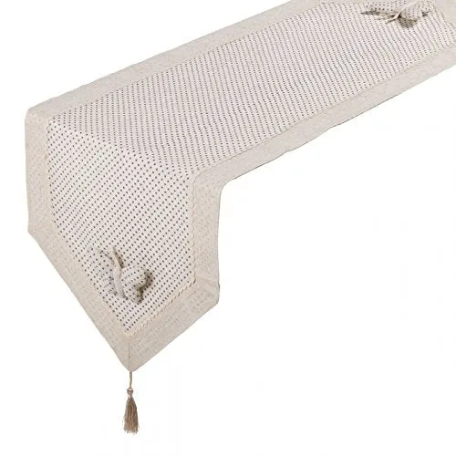 Camino mesa "mariposa" beige 150 x 45 cm damdamgo