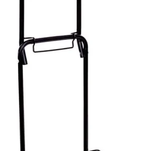 Carro Playa portasillas y portatodo Plegable de Acero Negro de 34x45x100 cm DamDamGo
