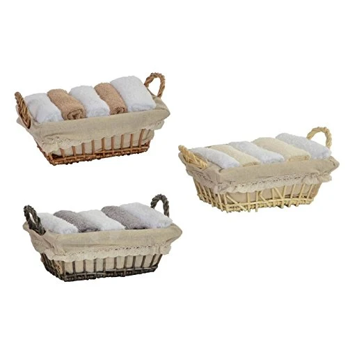 Cesta Set 5 Toalla de Algodon Beige damdamgo