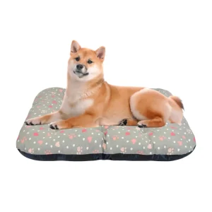 DAMDAM GO Cama Perro Mediana de Tela, Cama Perro Ortopédica Extra Grande, Cama para Mascotas, Colchoneta Mascotas para Tra...