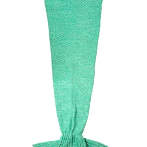 Fisura Manta Sirena Verde Menta 180x90cm 600gr Cola Sirenita Adulto Mujer Super Suave, Poliester, Grande damdamgo