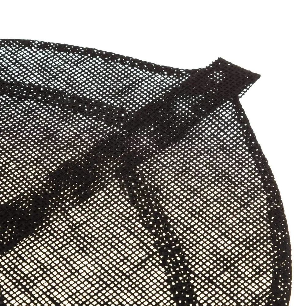 Juego de 4 salvamanteles de Mesa Hoja Negro Fibra 50 x 33 cm damdamgo