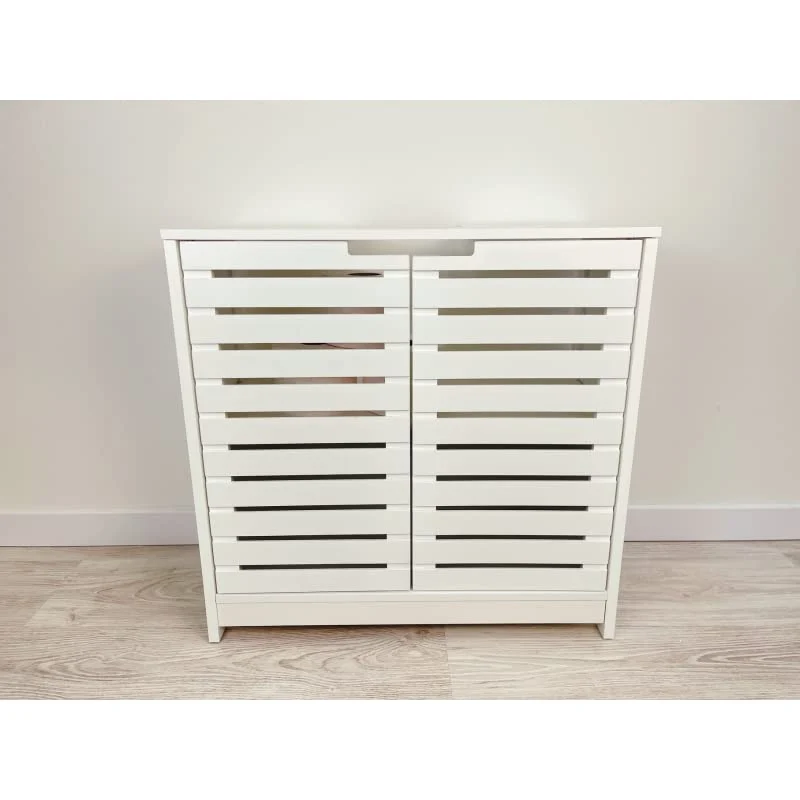 Mueble Bajo Lavabo de Blanco Armario Mueble Baño Bajo Lavabo Minimalista (Minimalista) damdamgo