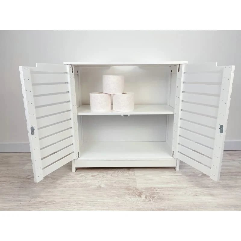 Mueble Bajo Lavabo de Blanco Armario Mueble Baño Bajo Lavabo Minimalista (Minimalista) damdamgo