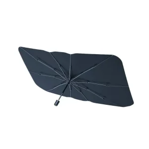 Parasol Coche Tipo Paraguas para Parabrisas, Protector Solar UV, Reduce el Calor Interior, Plegable Compacto con Funda, Un...