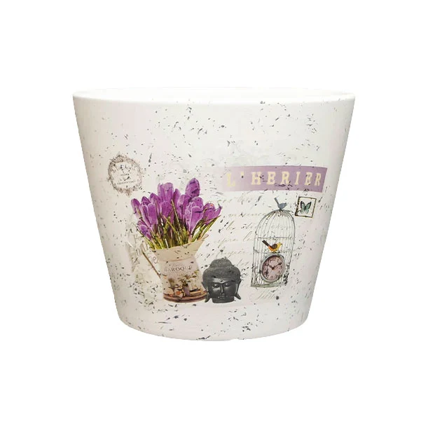 Maceta de ceramica garden 15 x 12 cm DECORACIÓN