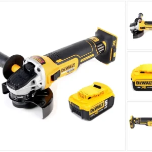 Amoladora angular baterí DeWalt DCG 405 N 18V 125mm brushless + 1x baterí 5.0Ah - sin cargador