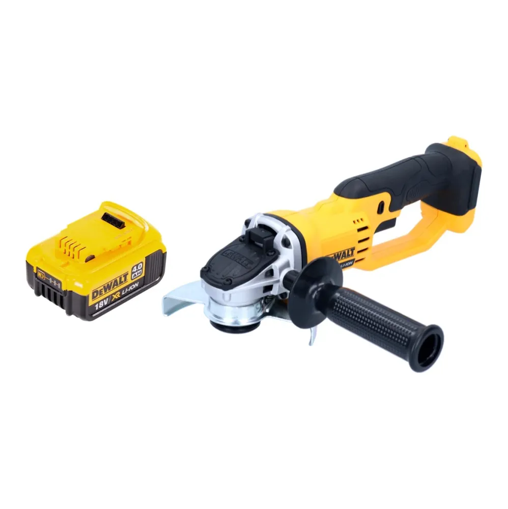 Amoladora angular baterí DeWalt DCG 412 18V 125mm + 1x baterí 4.0Ah - sin cargador