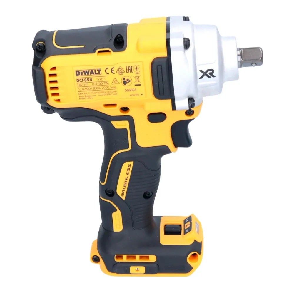 Atornillador de impacto inalámbrico DeWalt DCF 894 D1 18 V 1/2 "447 Nm sin escobillas + 1x baterí 2.0 Ah + cargador