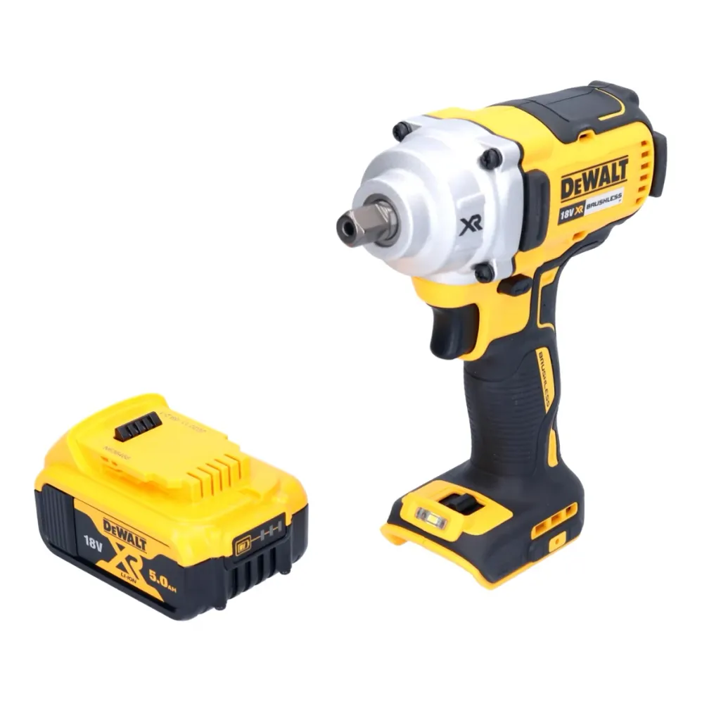 Atornillador de impacto inalámbrico DeWalt DCF 894 N 18 V 1/2 "447 Nm sin escobillas + 1x baterí 5.0 Ah - sin cargador
