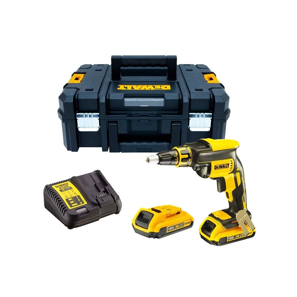 ATORNILLADOR PARA PANEL DE YESO XR 1/4" 18V Li-Ion 2,0Ah DEWALT