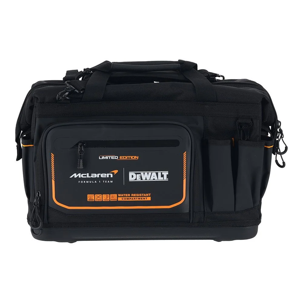 BOLSA PARA HERRAMIENTAS, EDICIÓN MCLAREN, CARGA MÁX 25 kg, IP54, 50,8 x 29 x 31 cm DEWALT