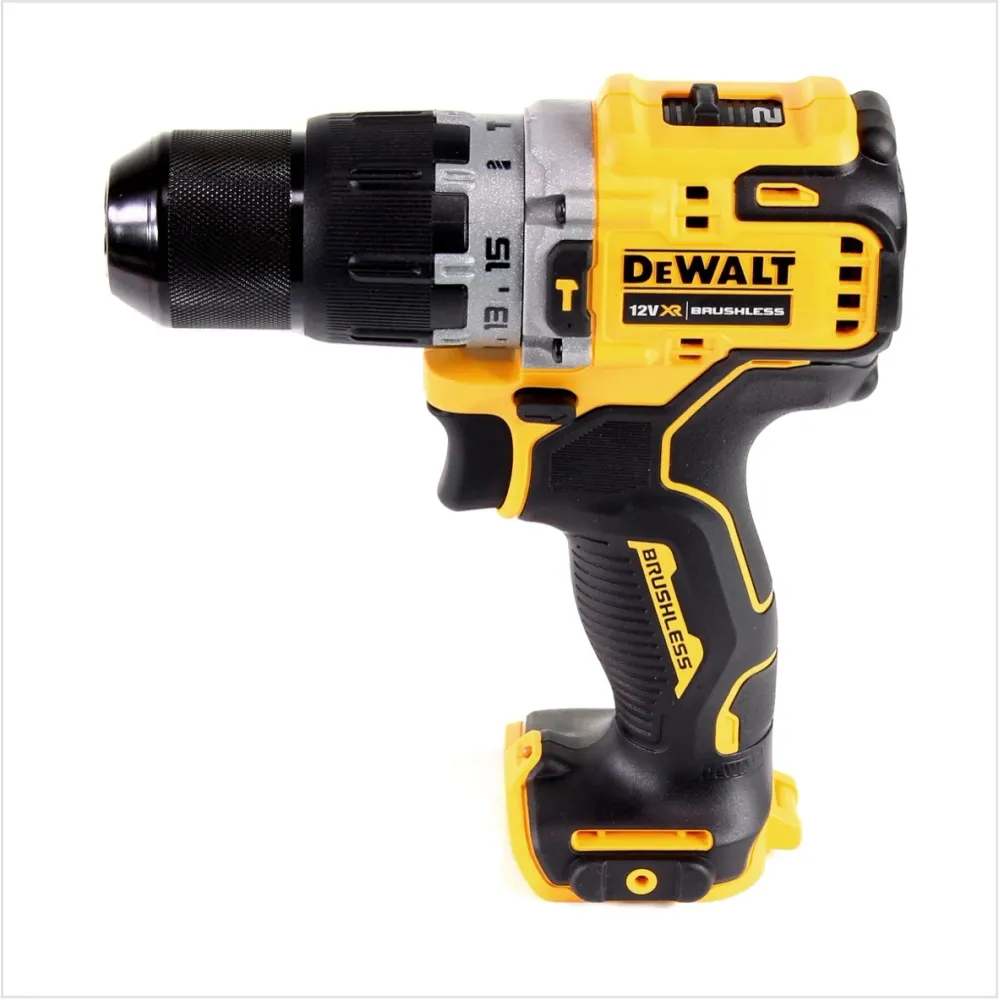 DeWALT DCD 706 NT Taladro percutor baterí 12V / 57,5 Nm / Sin escobillas + Maletín TSTAK + 1x Baterí 3,0 Ah - Sin cargador...