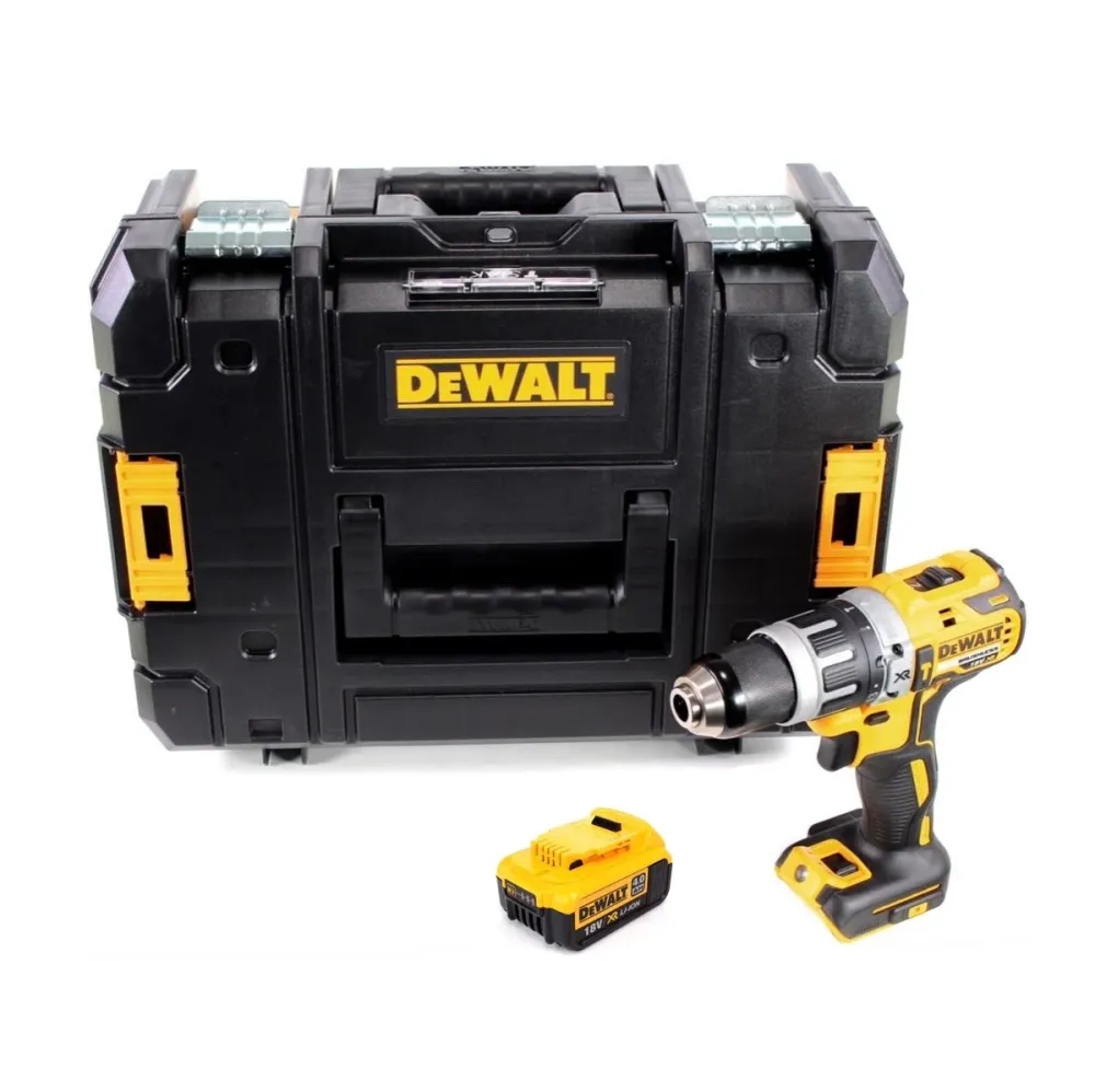 DeWalt DCD 796 NT taladradora de percusión sin cable y sin escobillas 18V 70Nm + 1x baterí recargable 4,0 Ah en TSTAK - si...