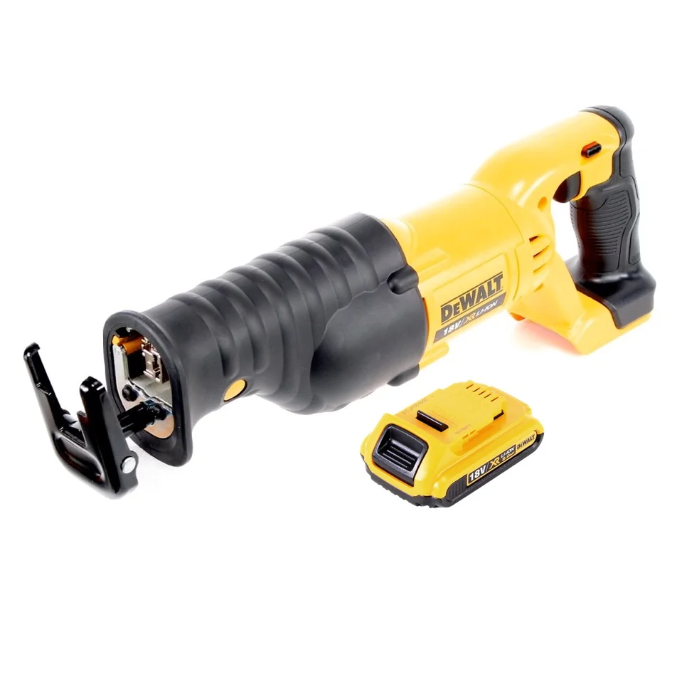 Dewalt DCS 380 N sierra de sable sin cable Sierra de sable 18 V + 1x baterí 2,0 Ah - sin cargador