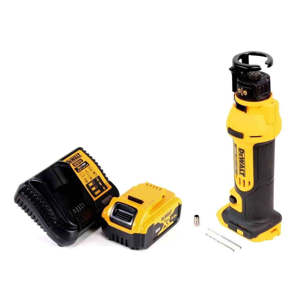 Fresadora de paneles de yeso baterí DeWalt DCS 551 P1 18 V + 1x baterí 5,0 Ah + cargador