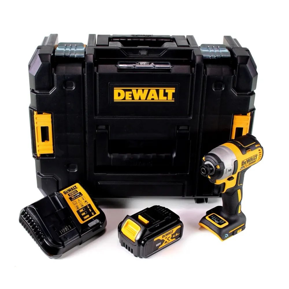 Llave de impacto baterí DeWalt DCF 888 M1 18V 205Nm sin escobillas + 1x baterí 4.0Ah + cargador + TSTAK