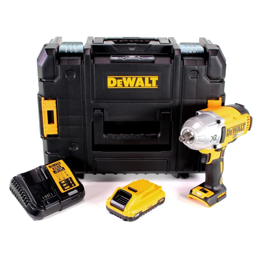 Llave de impacto baterí Dewalt DCF 899 HL1 1/2" 18V 950Nm brushless HOG ring + 1x baterí 3.0Ah + cargador + TSTAK