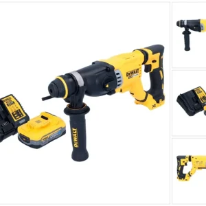 Martillo combinado baterí DeWalt DCH 263 H1 18 V 3 J SDS Plus Brushless + 1x baterí Powerstack 5,0 Ah + cargador