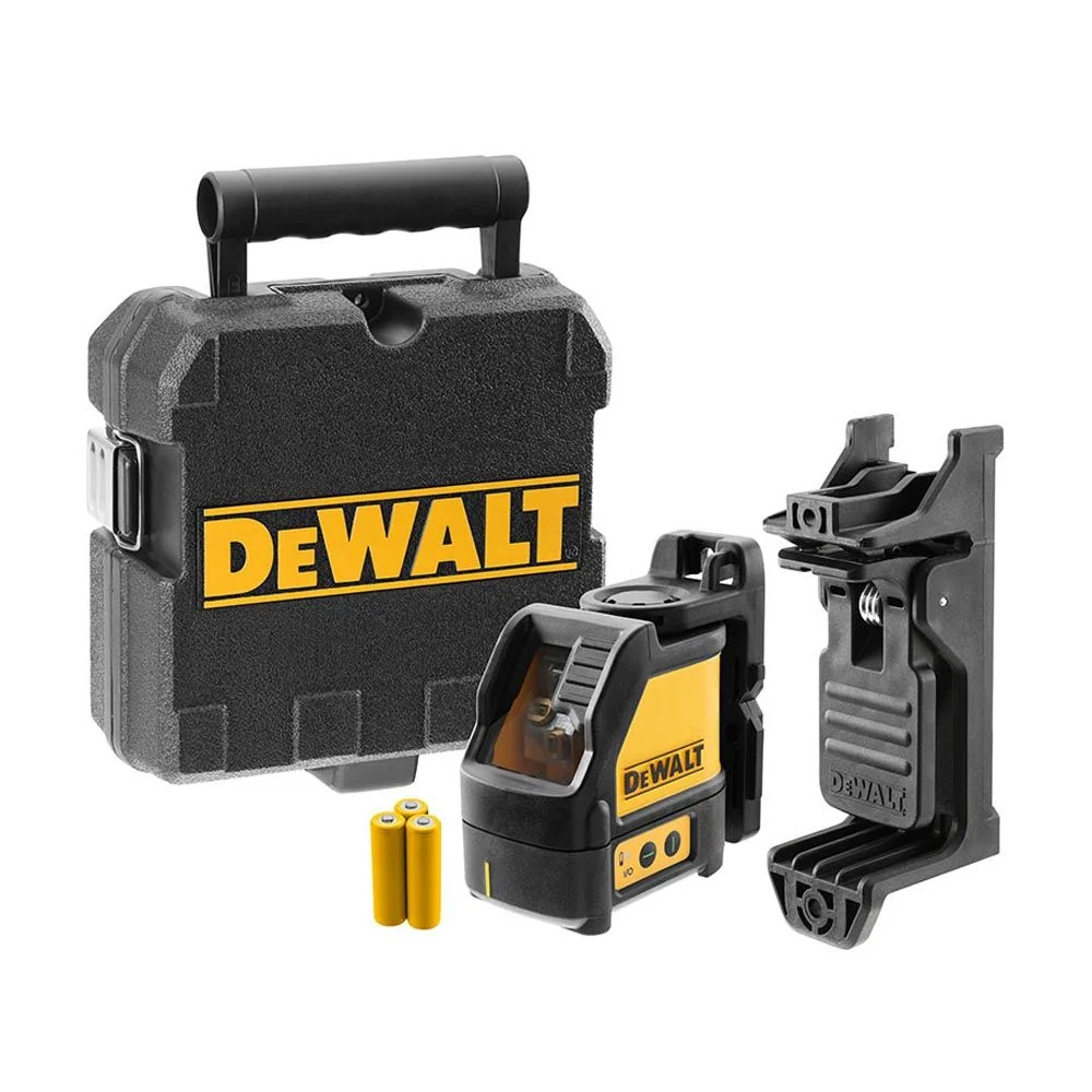 NIVEL LÁSER AUTONIVELANTE VERDE DE 2 LÍNEAS EN CRUZ (HORIZONTAL Y VERTICAL) DEWALT
