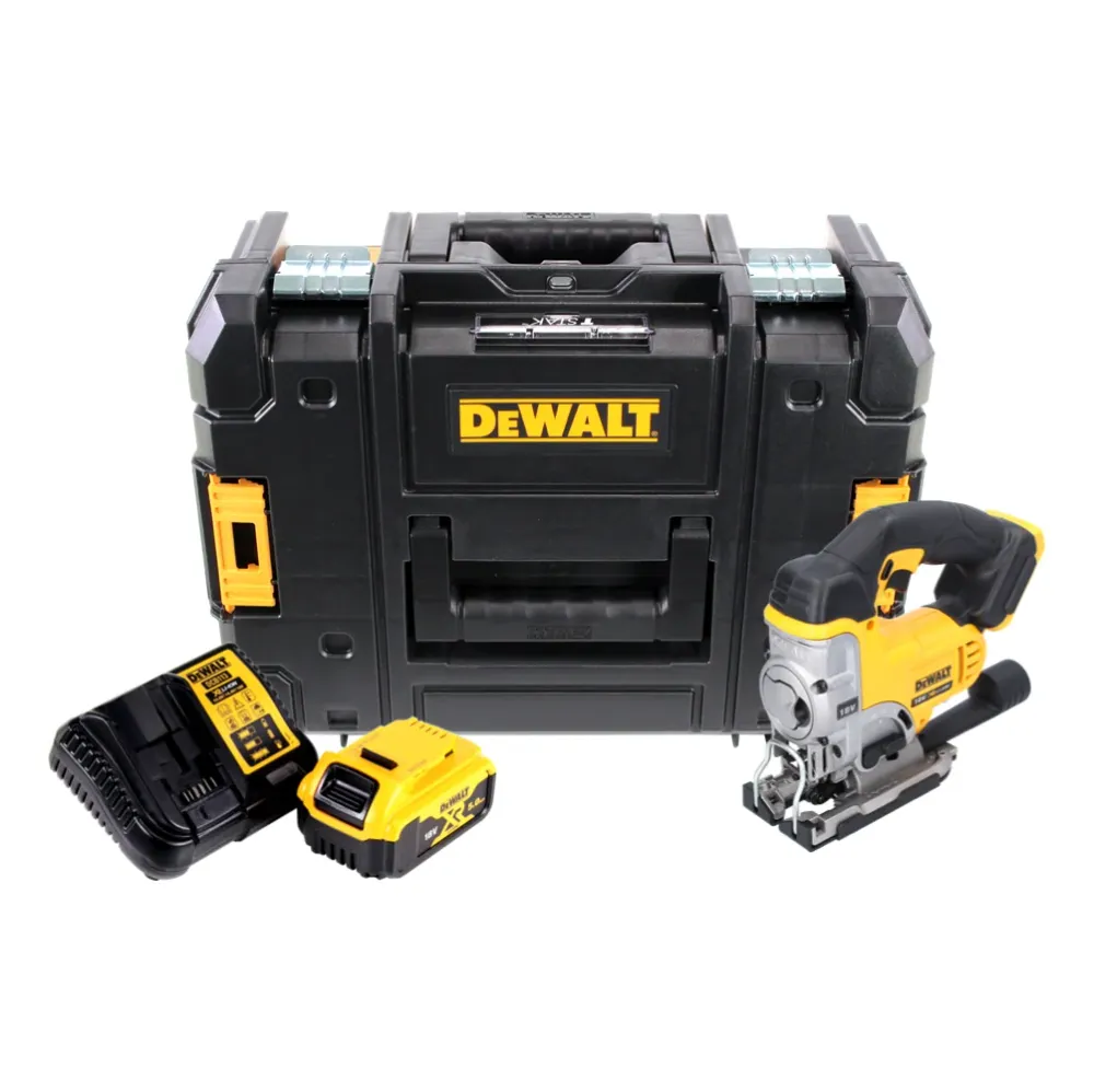 Sierra de calar baterí DeWalt DCS 331 P1 18 V + 1x baterí 5.0 Ah + cargador + TSTAK