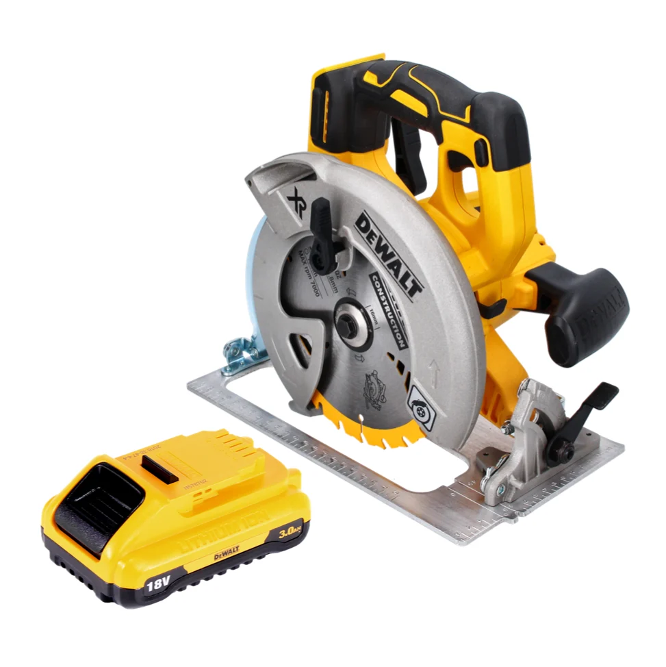 Sierra circular baterí DeWalt DCS 570 18 V 184 mm sin escobillas + 1x baterí 3,0 Ah - sin cargador