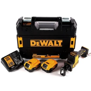 Sierra de sable sin cable DeWalt DCS 369 M2 18 V + 2x baterí 4,0 Ah + cargador + TSTAK