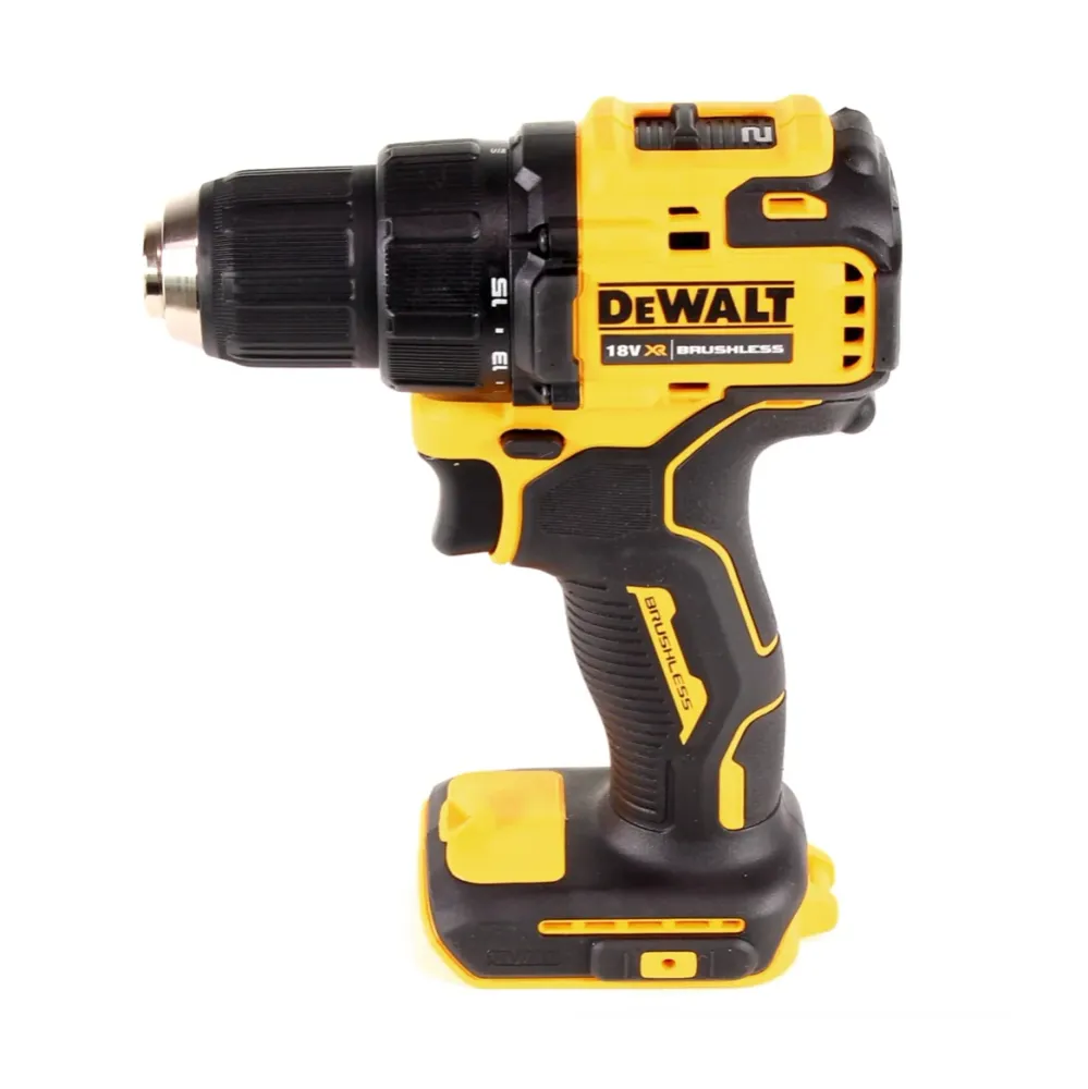 Taladro atornillador inalámbrico DeWalt DCD 708 D1T 18V 65Nm sin escobillas + 1x baterí 2.0Ah + cargador + juego de puntas...