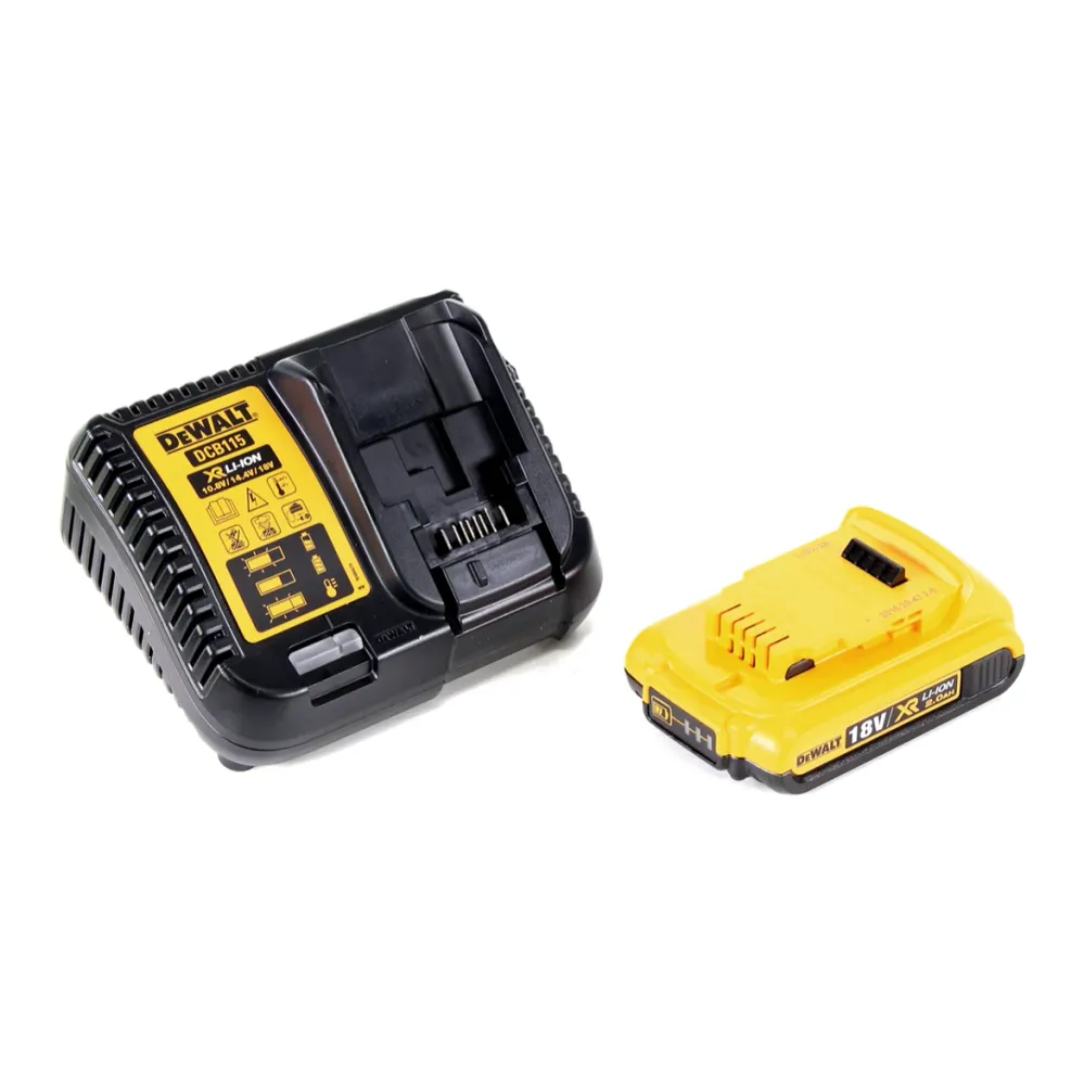 Taladro atornillador inalámbrico DeWalt DCD 708 D1T 18V 65Nm sin escobillas + 1x baterí 2.0Ah + cargador + juego de puntas...