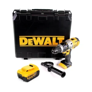 Taladro percutor inalámbrico DeWalt DCD 985 18V 80Nm + maletín + 1x baterí 4,0 Ah - sin cargador