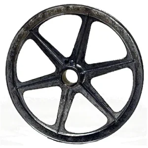 Polea de soplador de zinc plateado de 12 pulgadas de alto x 12 pulgadas de ancho - Oferta de la semana Dial