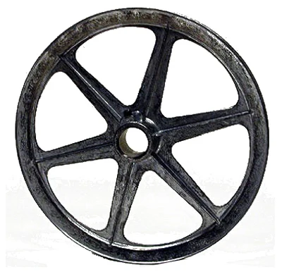 Polea de soplador de zinc plateado de 11 pulgadas de diámetro - Oferta de la semana Dial