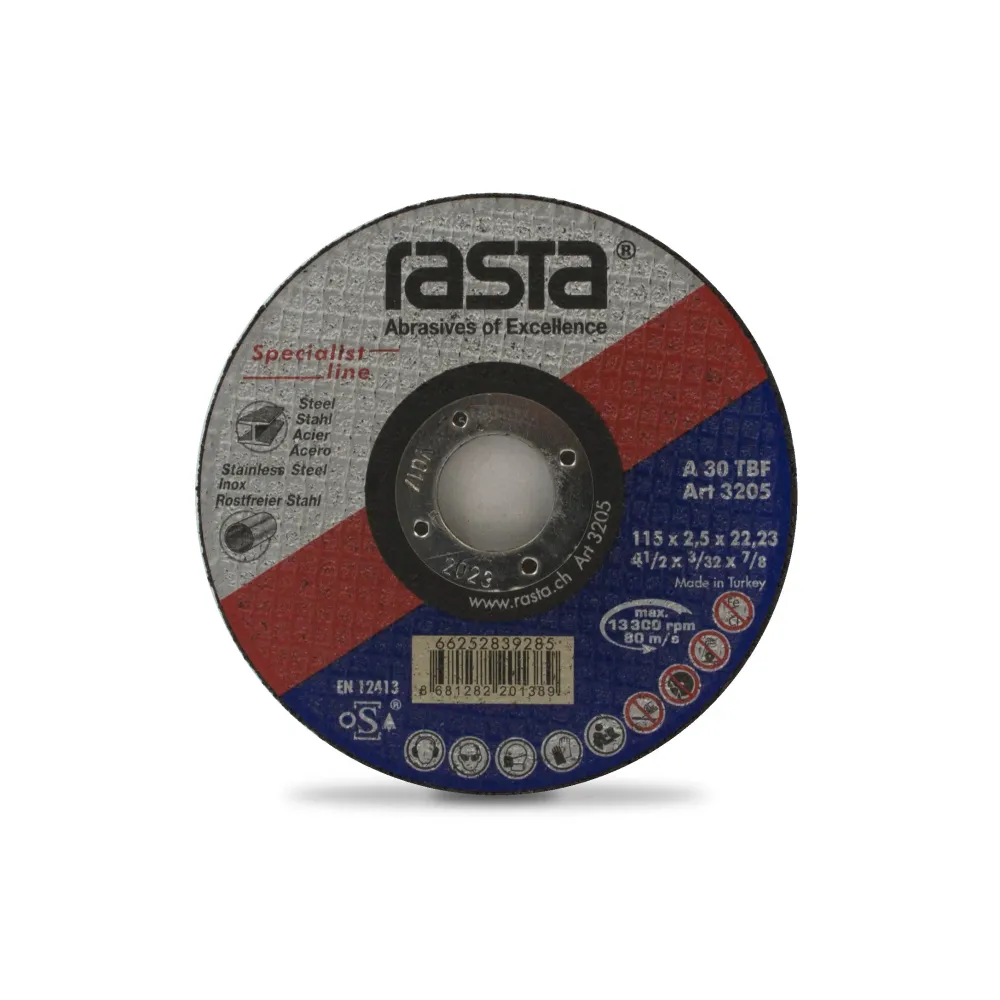 Disco Corte Acero Rasta 4.1/2'' x 2.5mm