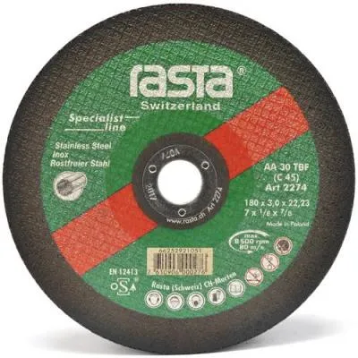 Disco Corte .Inox Rasta 7" x 3.0mm (2274)