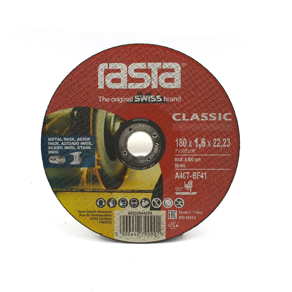 Disco Corte Inox/Metal Rasta 7" x 1.6mm Rasta Classic