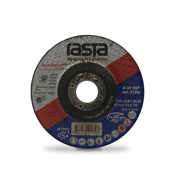 Disco Desbaste Acero Rasta 4.1/2"