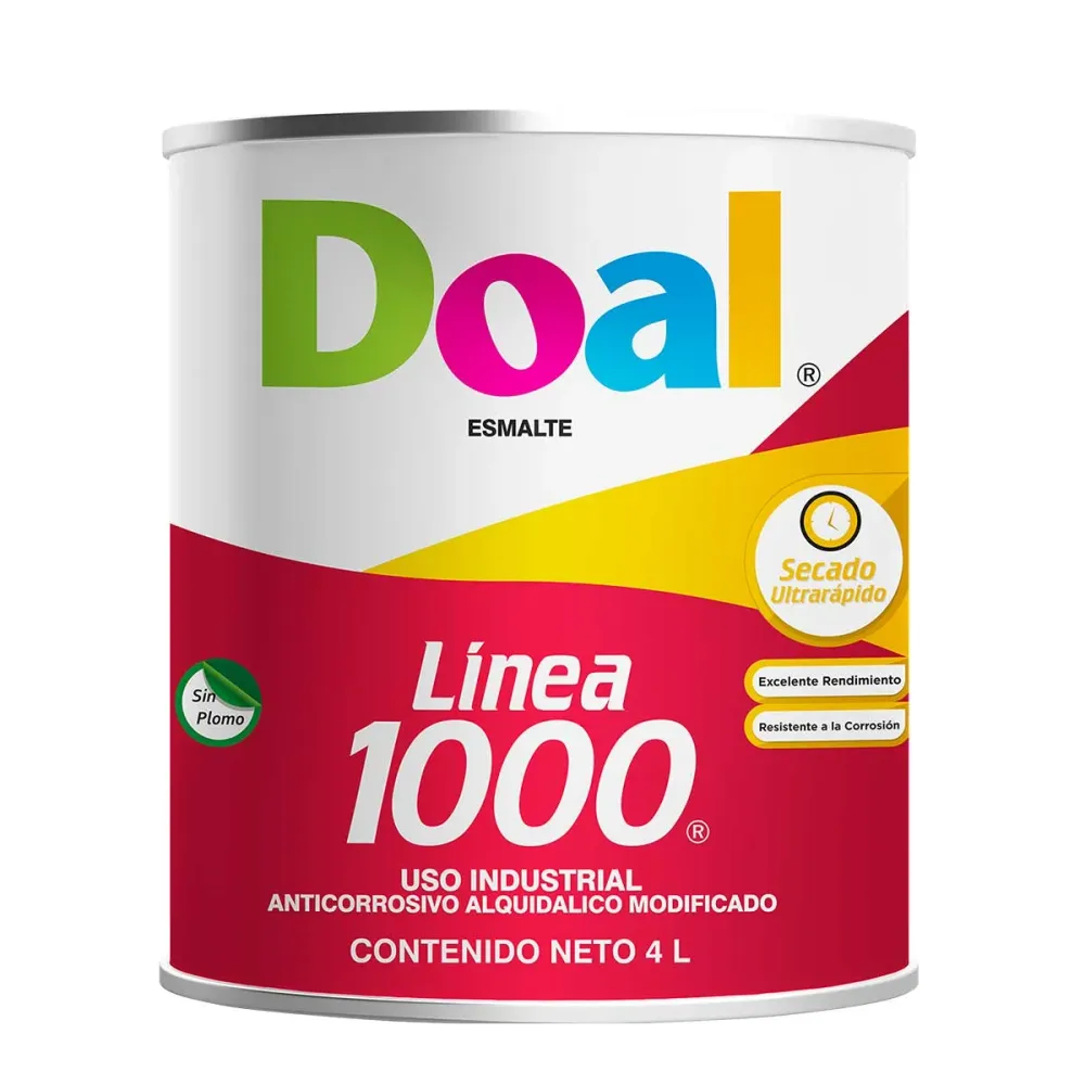 Esmalte 1042 Aluminio Grano Mediano 4 L (202004205) DOAL