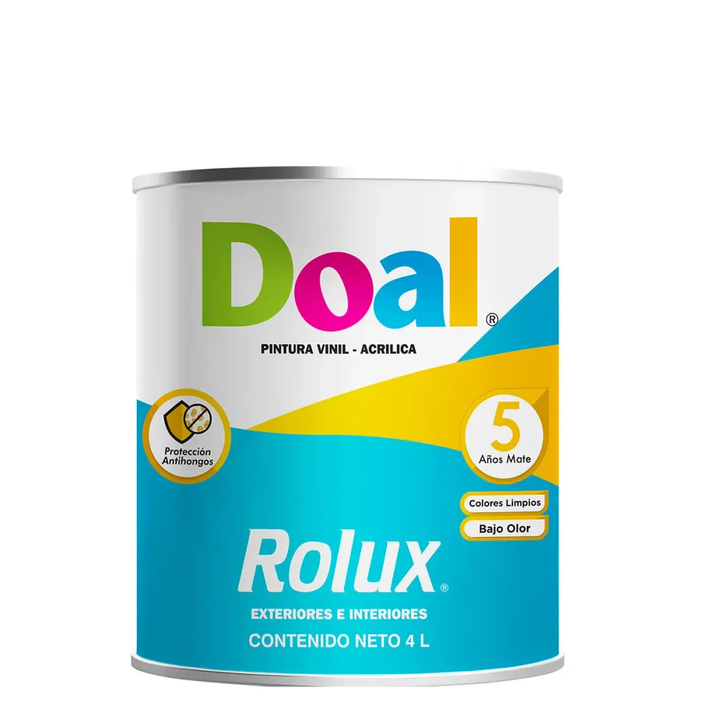 Vinílica Rolux 521 Blanco 4 L (101502105) DOAL