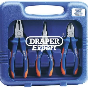 Juego 3 Alicates Profesional Agarre Suave Para Trabajos Pesados Expert Draper