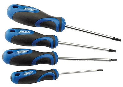 Juego Destornilladores Torx 4 Piece Soft Grip Tx-Star Draper