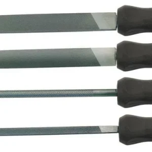 Juego de 4 limas planas DRAPER 200mm