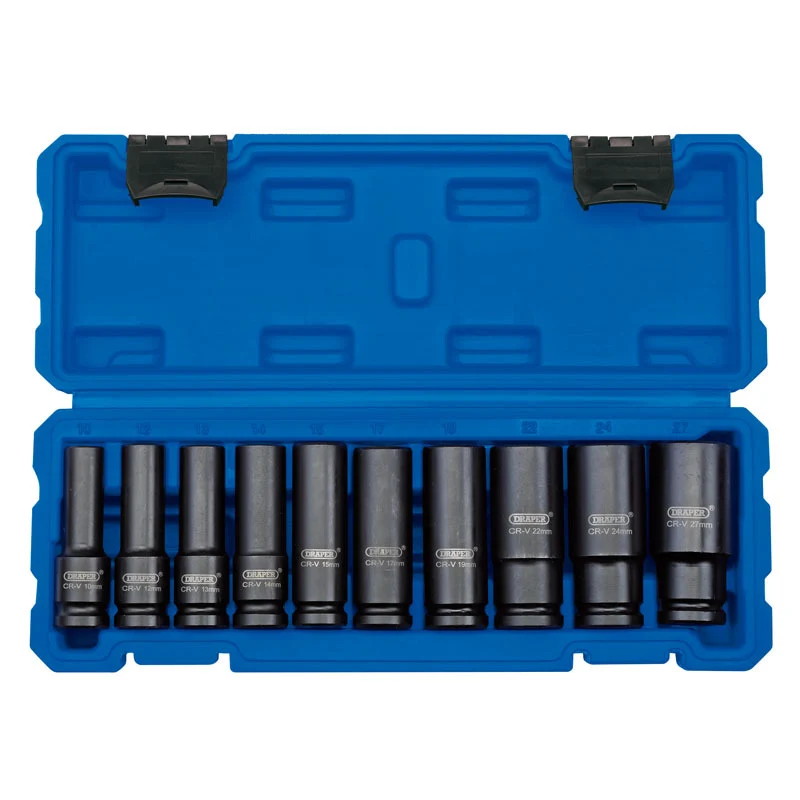 Juego de vasos de impacto DRAPER 10 piezas